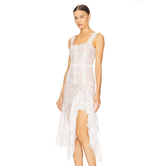 Bronx and Banco Dresses & Skirts - Tiffany Blanc Dress in White
Bronx and Banco. Lace Midi Dress